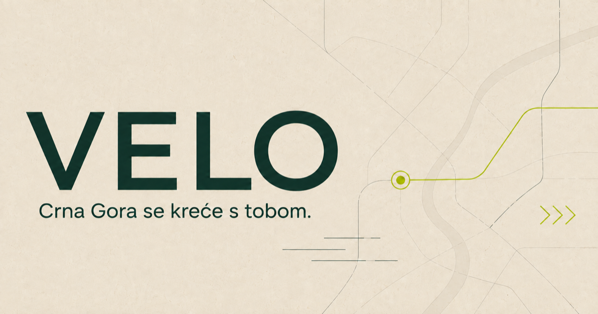 VELO — Crna Gora se kreće s tobom